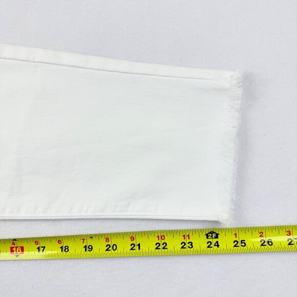 Loft Womens White Stretch High Rise The Skinny Ankle Denim Jeans Size 34/18 NWOT - Picture 11 of 11